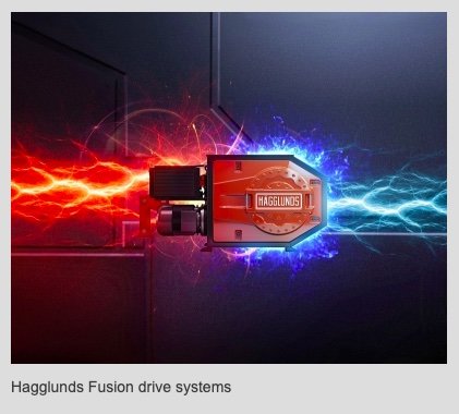 Hägglunds Fusion drive system, the new definition of compact power in one package